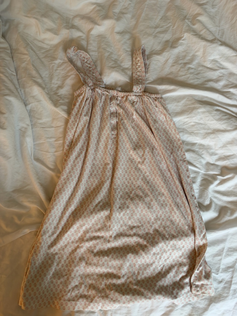 Pima Maternity Sophia Nightgown in English Rose Blockprint
